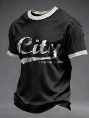 Men's City It's In The Blood Short Sleeves T-shirt