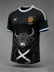 Men's UK Football Lover Scotland Printed short sleeve t-shirt