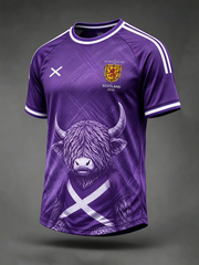Men's UK Football Lover Scotland Printed short sleeve t-shirt