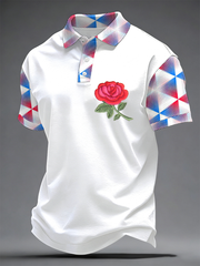 Men's England Rugby Lover Printed polo shirt