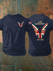 Men's Victory In Europe Day Short-sleeved T-shirt