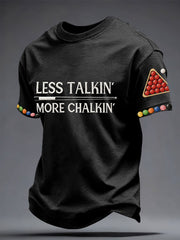 Men's Snooker Lover Printed T-Shirt