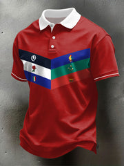 Men's Nations of Rugby Lovers Printed Casual Tops