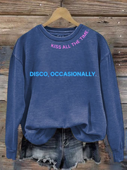 Women's Singer Casual Printed Regular Sweatshirt