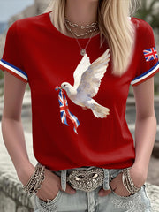 Women's Victory in Europe Day Printed T-shirt