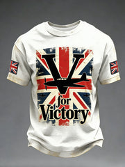 Men's V for Victory Printed T-shirt