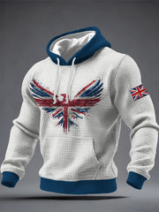 Men's British Style Printed Hoodie
