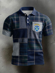 Men's Scotland Rugby Lover Printed Casual Tops