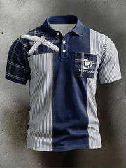 Men's Scotland Rugby Lover Printed Casual Tops