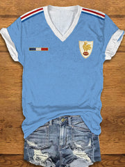 Women's France Rugby Short-sleeved T-shirt
