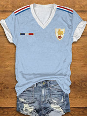 Women's France Rugby Short-sleeved T-shirt