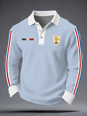 Men's France Rugby Long Sleeve Shirt