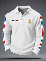 Men's France Rugby Long Sleeve Shirt
