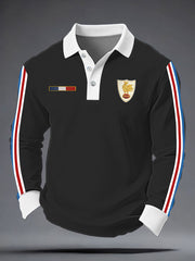 Men's France Rugby Long Sleeve Shirt