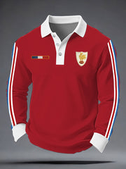 Men's France Rugby Long Sleeve Shirt