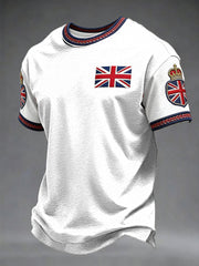 Men's British Style Printed T-shirt