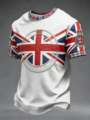 Men's British Style Printed T-shirt
