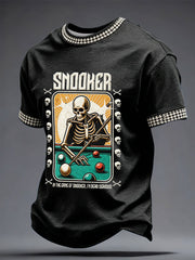 Men's Snooker Lover Printed T-shirt