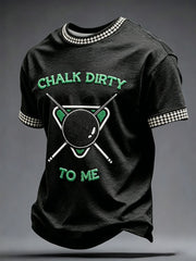 Men's Snooker Lover Printed T-shirt