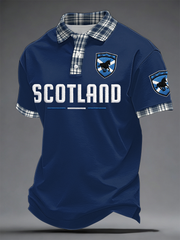 Men's UK Football Lover Scotland Printed polo shirt