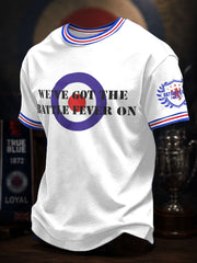 Men's We Are The People Scotland Football Lover Printed T-shirt