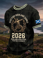 Men's Scottish Highland Games Short Sleeve T-shirt