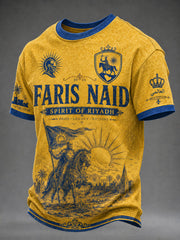Men's Riyadh Football Short Sleeve T-shirt