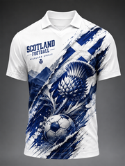 Men's UK Football Lover Scotland Printed short sleeves t-shirt