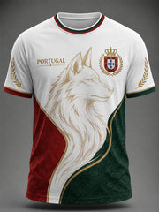 Men's Portuguese Football Printed T-shirt