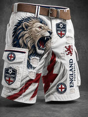 Men's UK Football Lover England Printed shorts