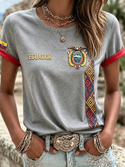 Women's short-sleeved T-shirt