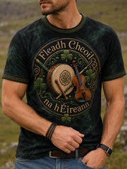 Men's Fleadh Cheoil na hÉireann Print Short Sleeves T-shirt