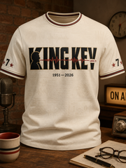 Men's Rip King Kev England Football Lover Printed short sleeves t-shirt