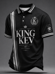 Men's Rip King Kev 7 England Football Lover Printed polo shirt