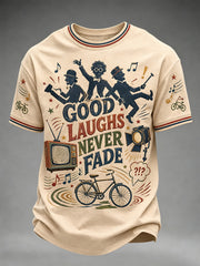 Men's Bill Oddie Commemorative Print Casual Tee