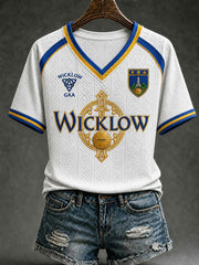 Women's Wicklow Printed V-neck T-shirt
