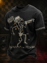 Men's Ska Revival Style Printed T-shirt