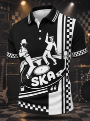 Men's Ska Revival Style Printed Shirt