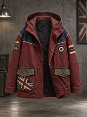 Men's UK Music Lover Mods Art Printed Jacket