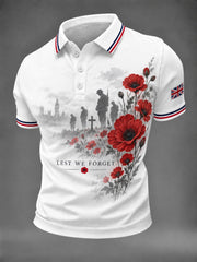 Men's Lest We Forget Printed Shirt