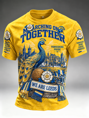 Men's UK football Lover Yorkshire rose graphic Printed short sleeves t-shirt