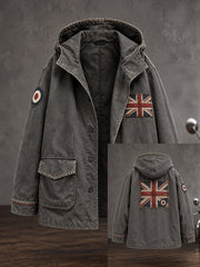 Men's UK Music Lover Mods Art Printed Jacket