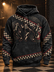 Men's Ska Revival Style Printed Hoodie