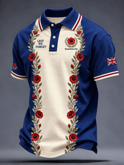 Men's Remembrance Day Lest We Forget Print Shirt