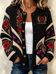 women's Remembrance Day Cardigan