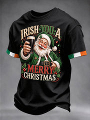 Men's Irish Christmas Short Sleeve T-shirt