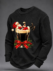 Men's Irish Christmas Waffle Sweatshirt