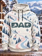Men's Ski Dad Printed Hoodie