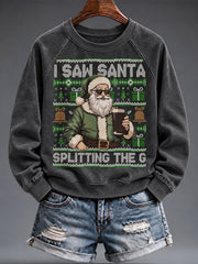 Women's Happy Irish Christmas Sweatshirt