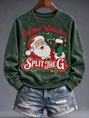 Women's Happy Irish Christmas Sweatshirt